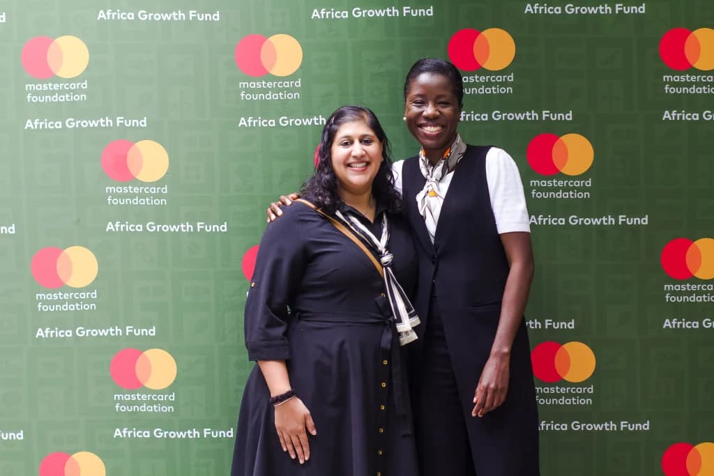 De gauche à droite : Hema Vallabh et Fatou Touré