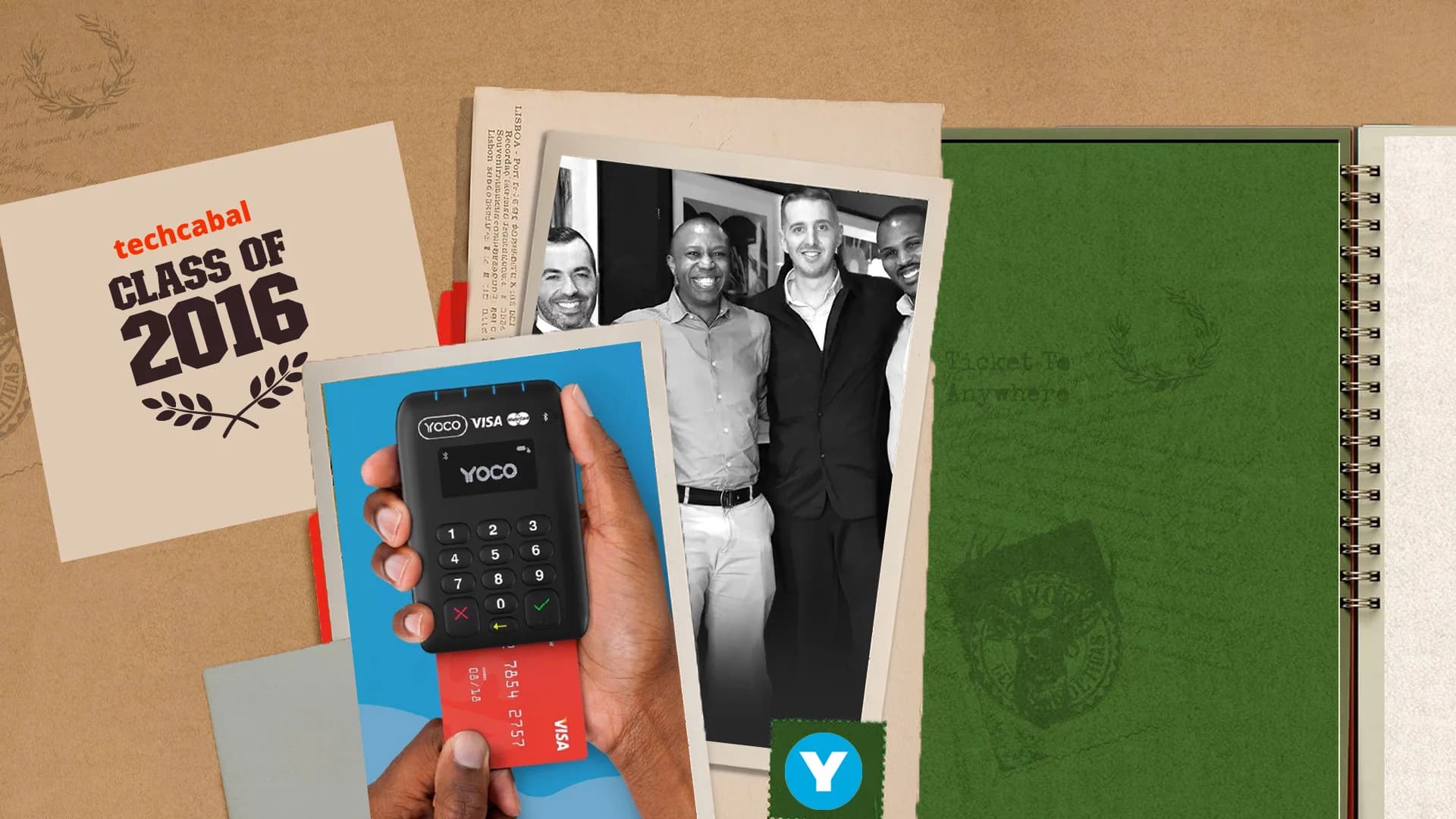 Les cofondateurs de Yoco, de gauche à droite : Katlego Maphai, Bradley Wattrus, Lungisa Matshoba et Carl Wazen.