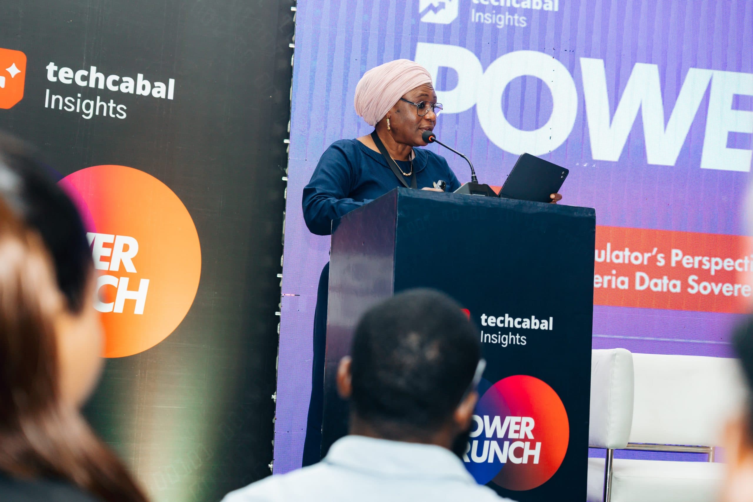 Dr. Rakiya Opemi Yusuf, Director, Payments System Supervision Department, CBN, s'exprimant lors du Power Brunch de TCI