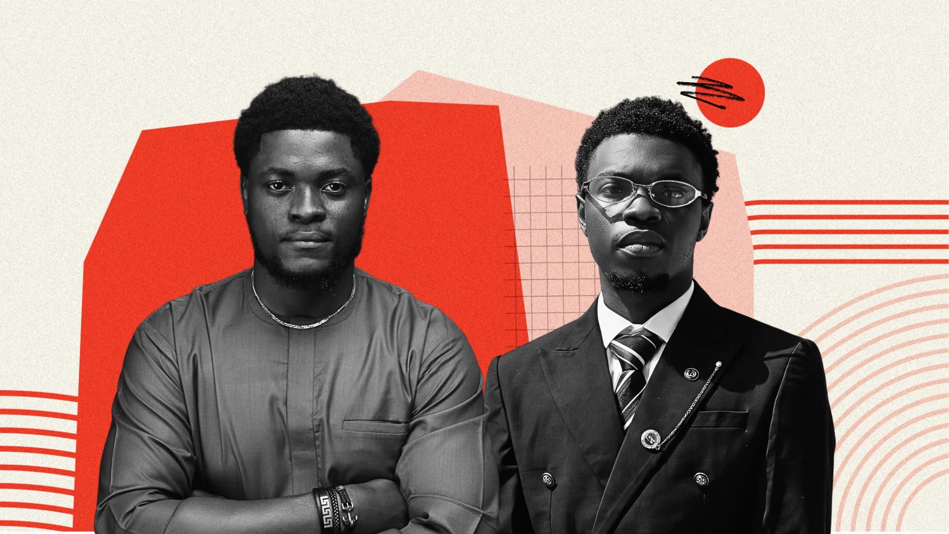 Dare Adeola et Olamide Onigbanjo, fondateurs d'UniBeta