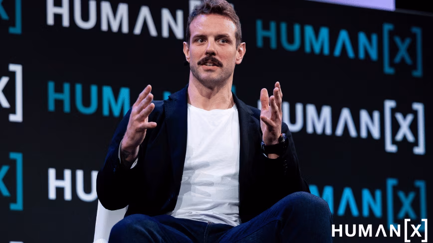 Colin Jarvis, d'OpenAI, à HumanX à Amsterdam, le 23 septembre 2026