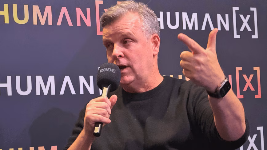 Tom Eggemeier, CEO de Zendesk, à HumanX à Amsterdam, le 23 septembre 2026