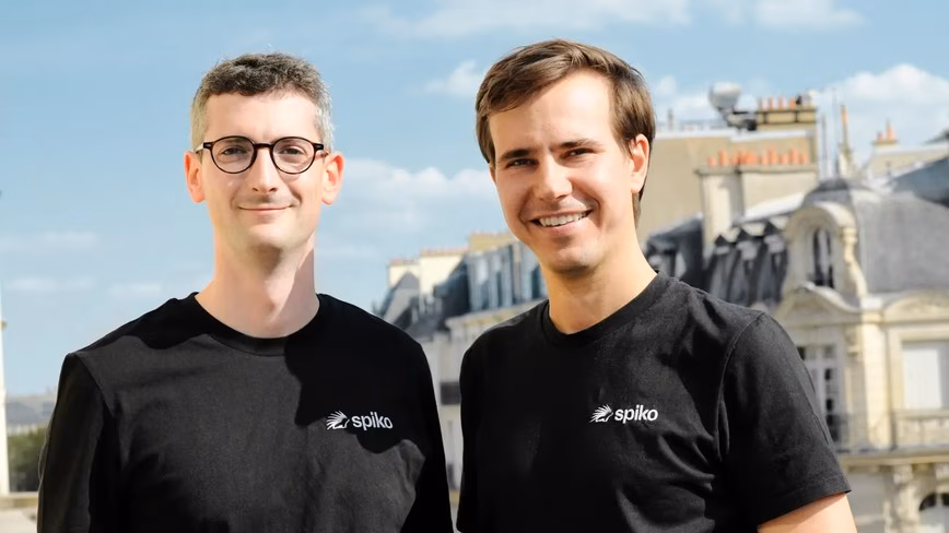 Les cofondateurs de Spiko, Antoine Michon (COO) et Paul-Adrien Hyppolite (CEO)