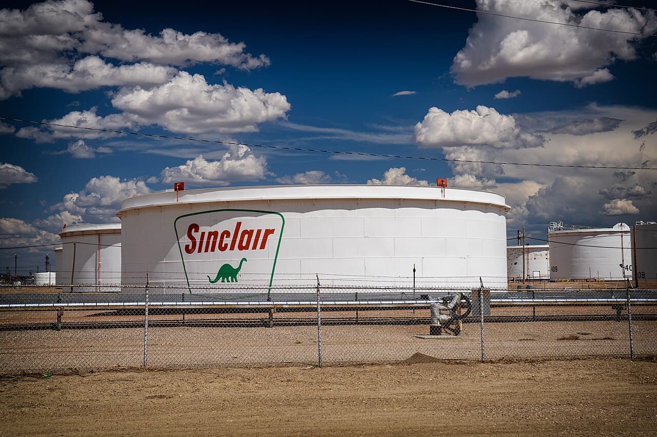 Sinclair Oil Refinery Storage Tanks - Wyoming