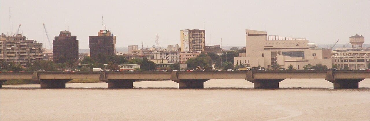 Pont de Gaulle et Treichville, Abidjan