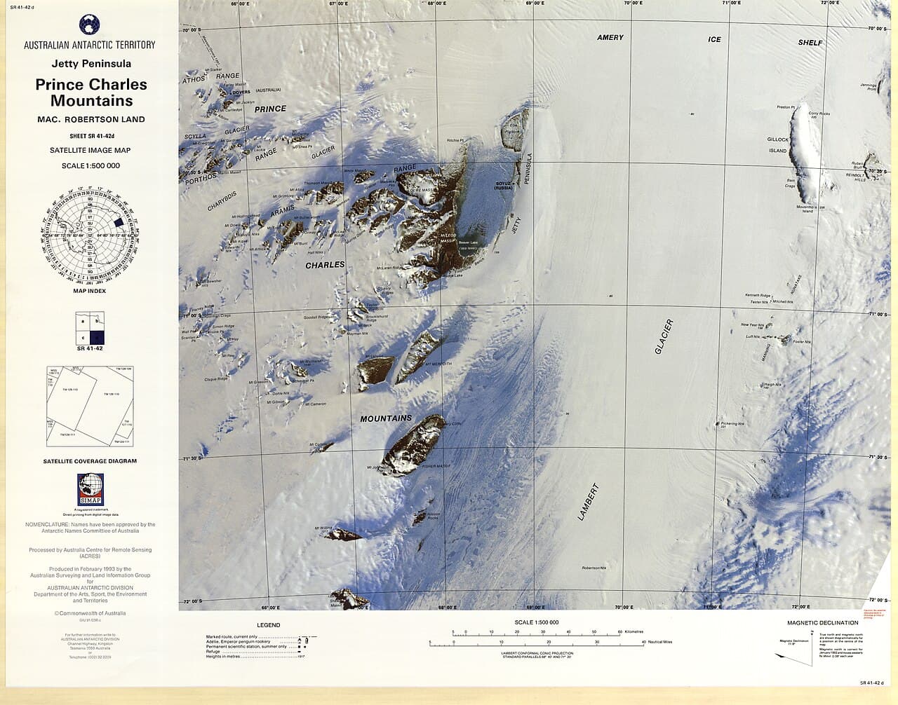 Jetty Peninsula Satellite Image Map