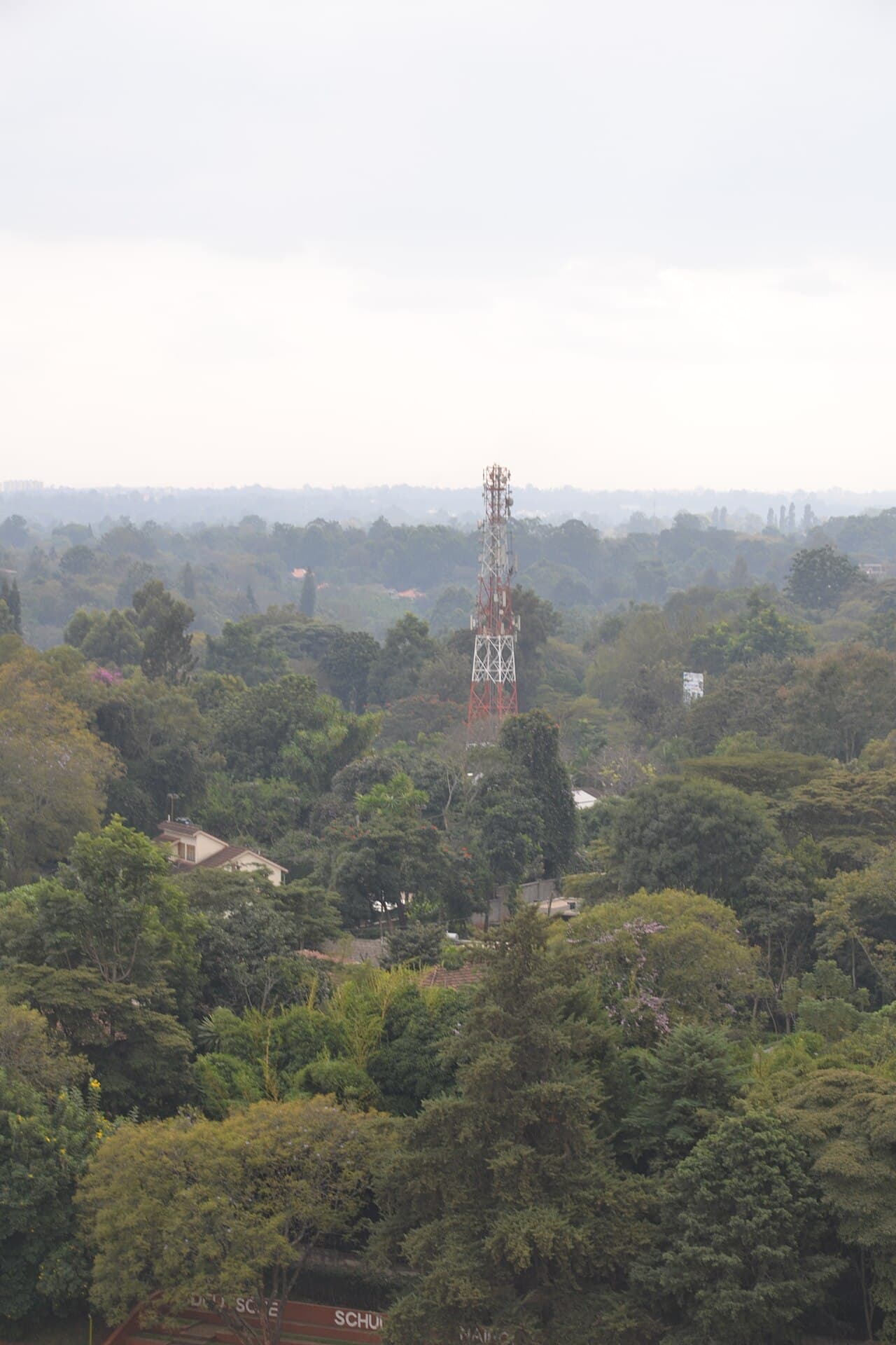 Nairobi Skyline from Trademark Hotel-4