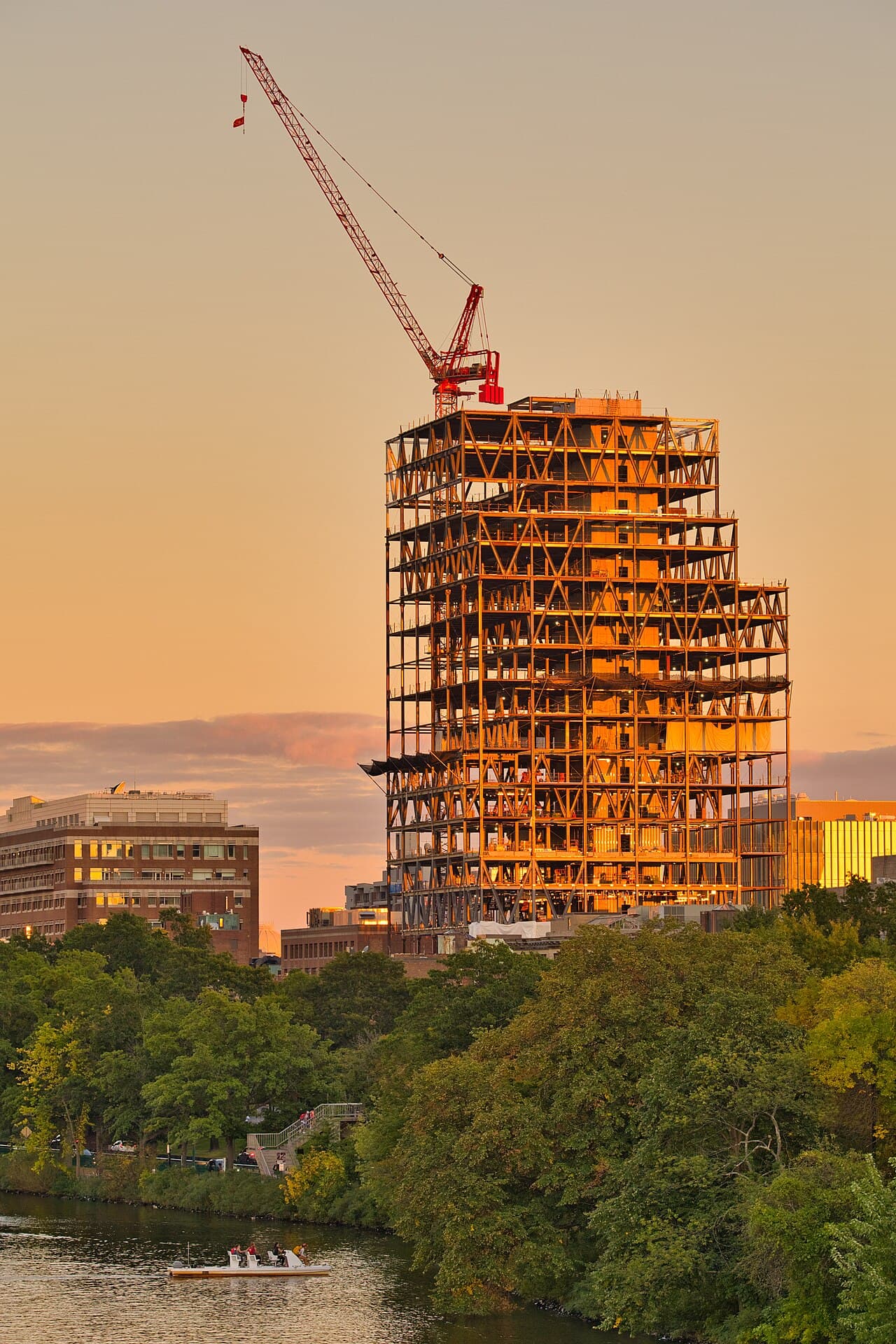Construction on the Boston University Center for Computing & Data Sciences (51568555756)